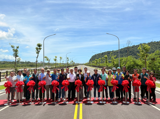 內政部國土署斥資1.21億！臺東龍馬大道景觀道路拓寬通車助推知本觀光產業