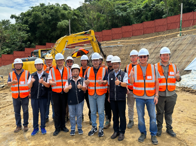 臺中建設局長陳大田視察東豐快隧道工程：關鍵路段即將開洞、工程穩健推進中