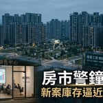 史上最大賣壓！全臺新案待售庫存逼近20萬戶　房市警鐘大響　2026房市進入修正期