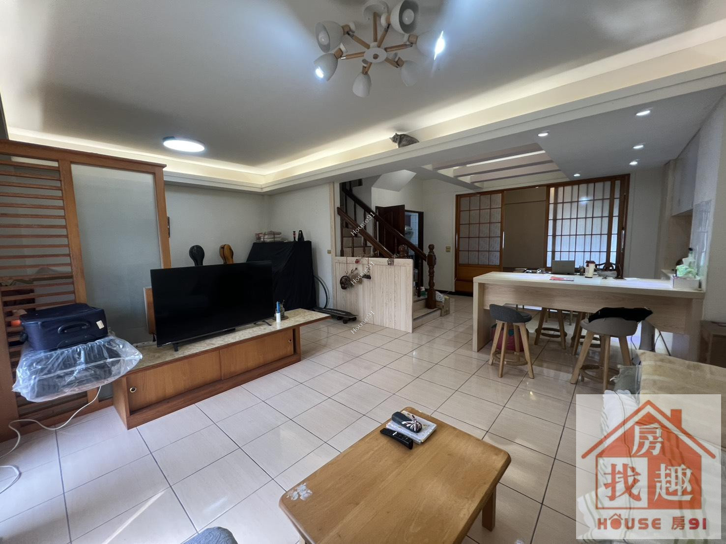 中壢大崙近青埔【廣涵】裝潢4房車樓中樓重疊別墅