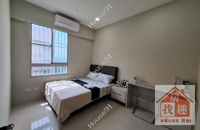 左營合群新城｜高樓層望柴山與軍港｜精裝四房平車