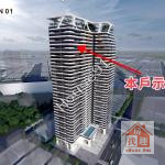 港灣１號院A8-33樓｜亞灣區海景高樓三房平車