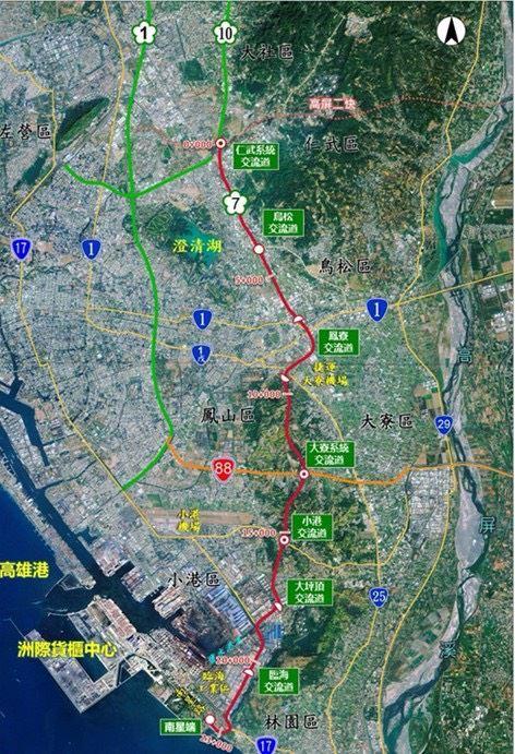 高雄國道七號都計變更案過關　市都委會強力推進南部產業運輸路廊計畫