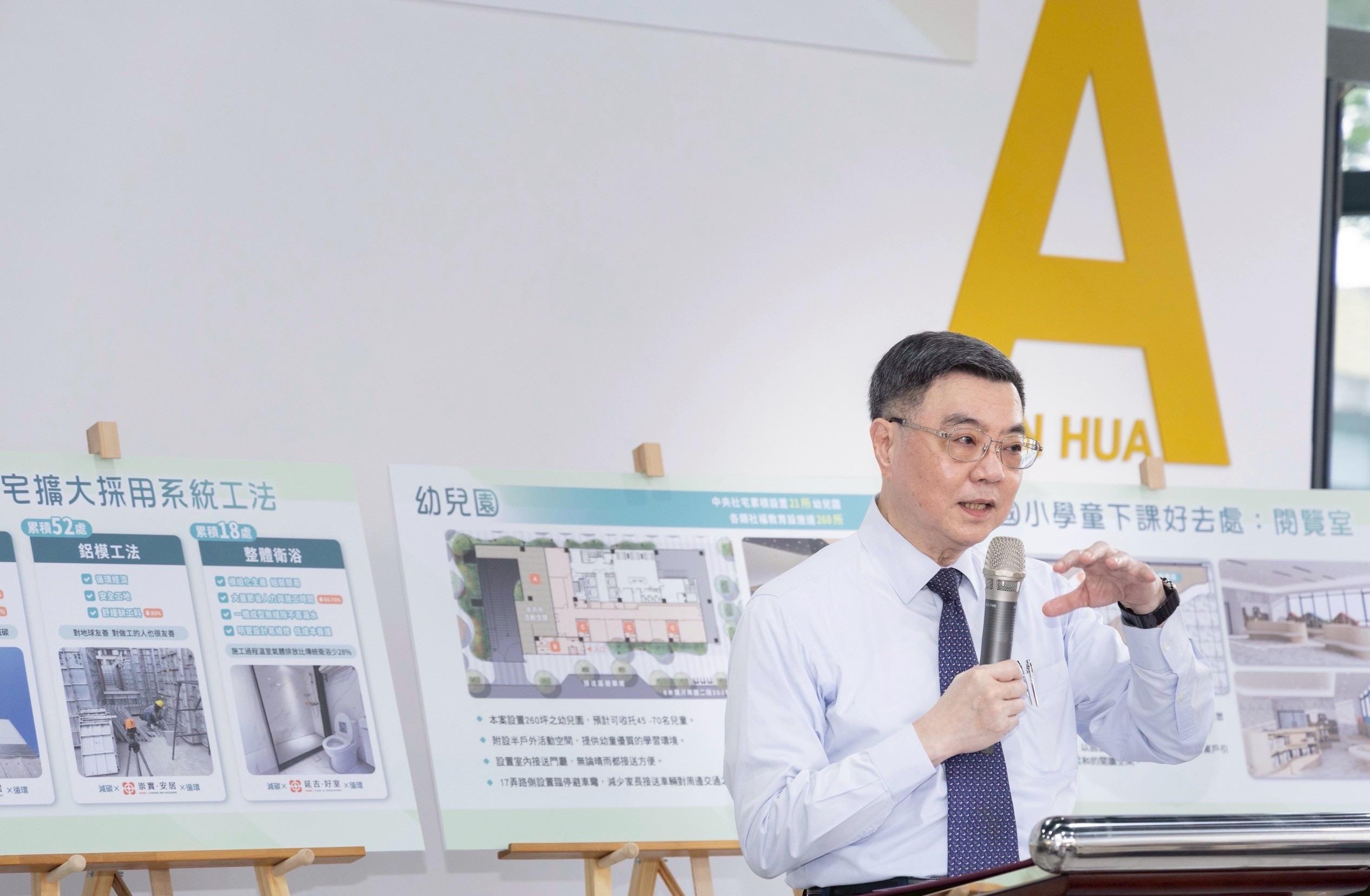 萬華安居社宅完工開箱曝光！行政院長卓榮泰：創造嶄新生活價值